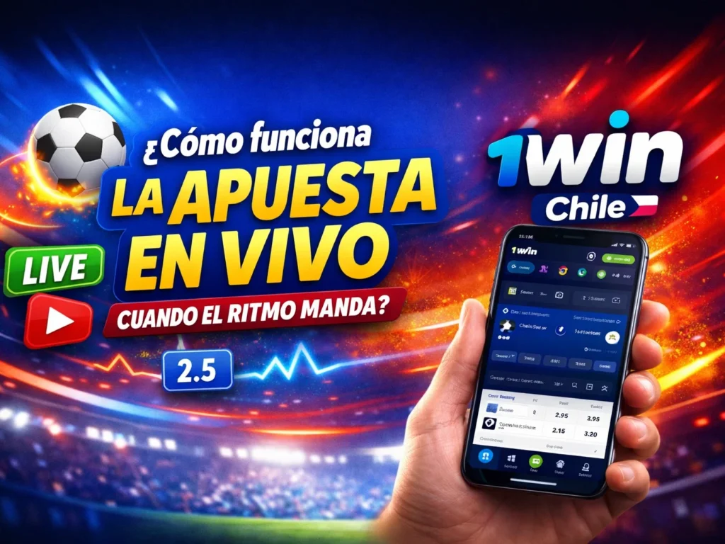 Cómo funciona la apuesta en vivo cuando el ritmo manda 1win Chile