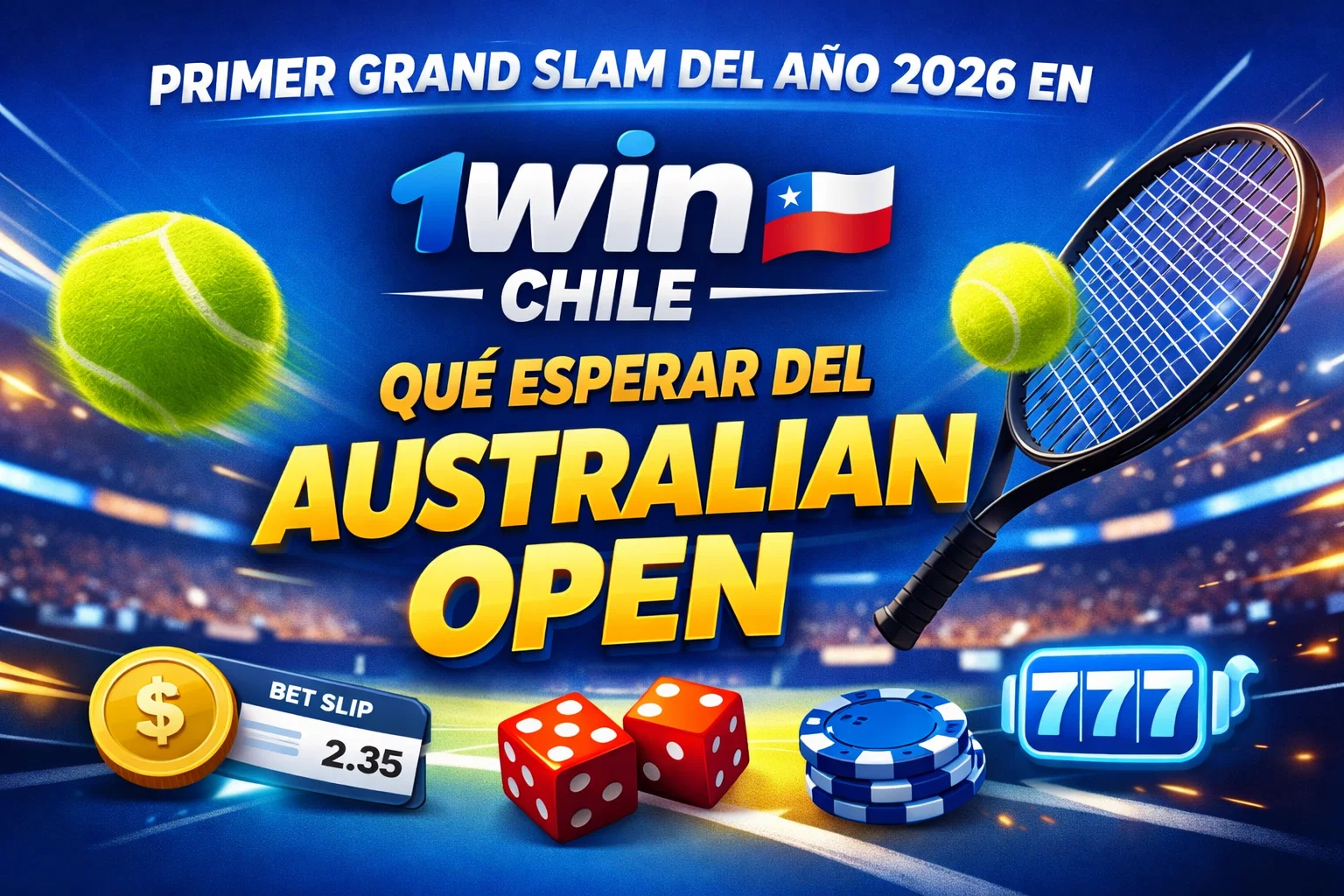 Primer Grand Slam del año 2026 en 1win Chile